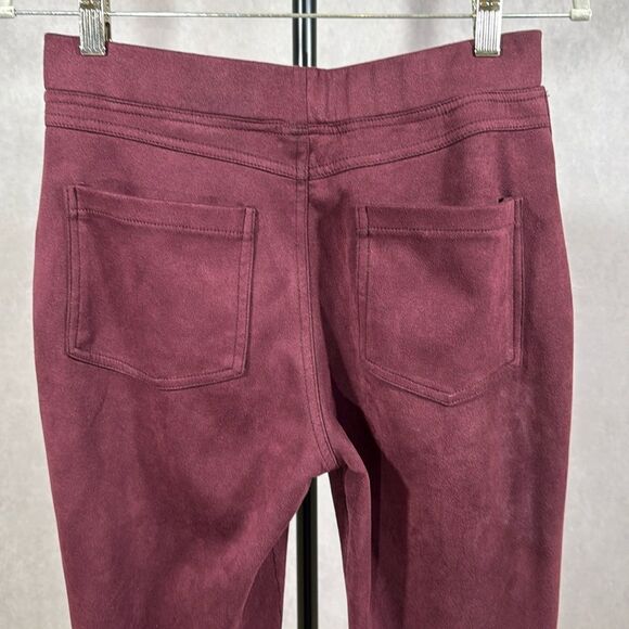 Pink Lady Suede/Velvet Feel Flare Pants - Picture 2 of 6